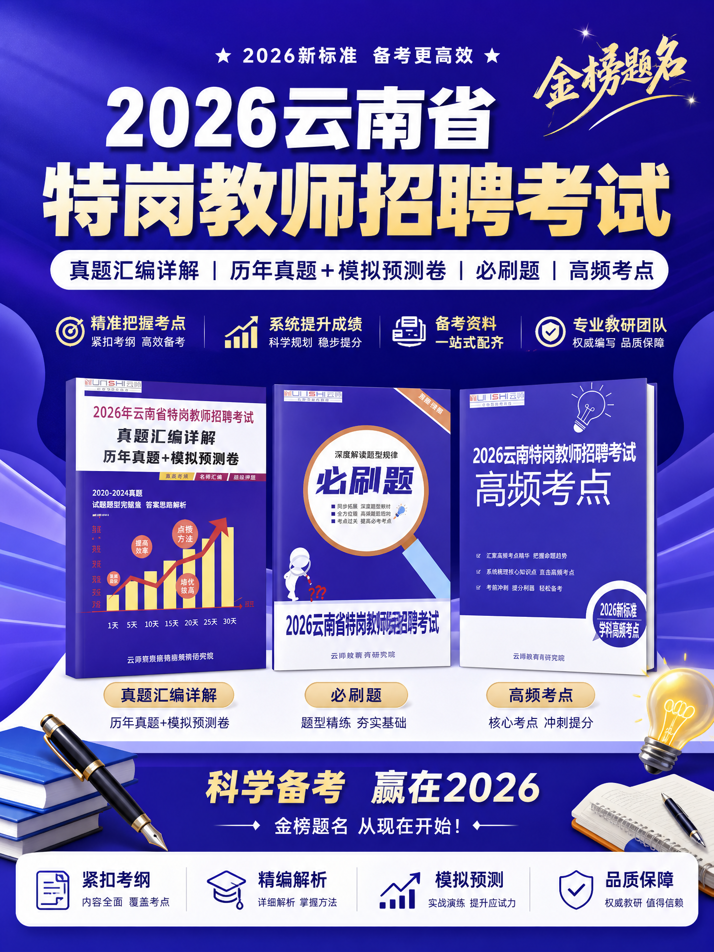 2026年云南特岗教师招聘考试用书